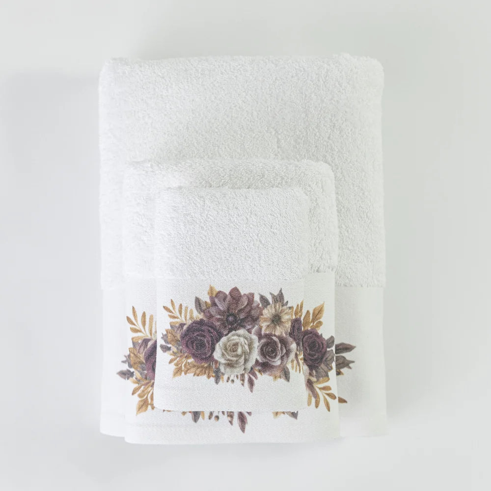 Πετσέτες Σετ 2ΤΜΧ Gerbera από την εταιρεία Borea Home Textiles