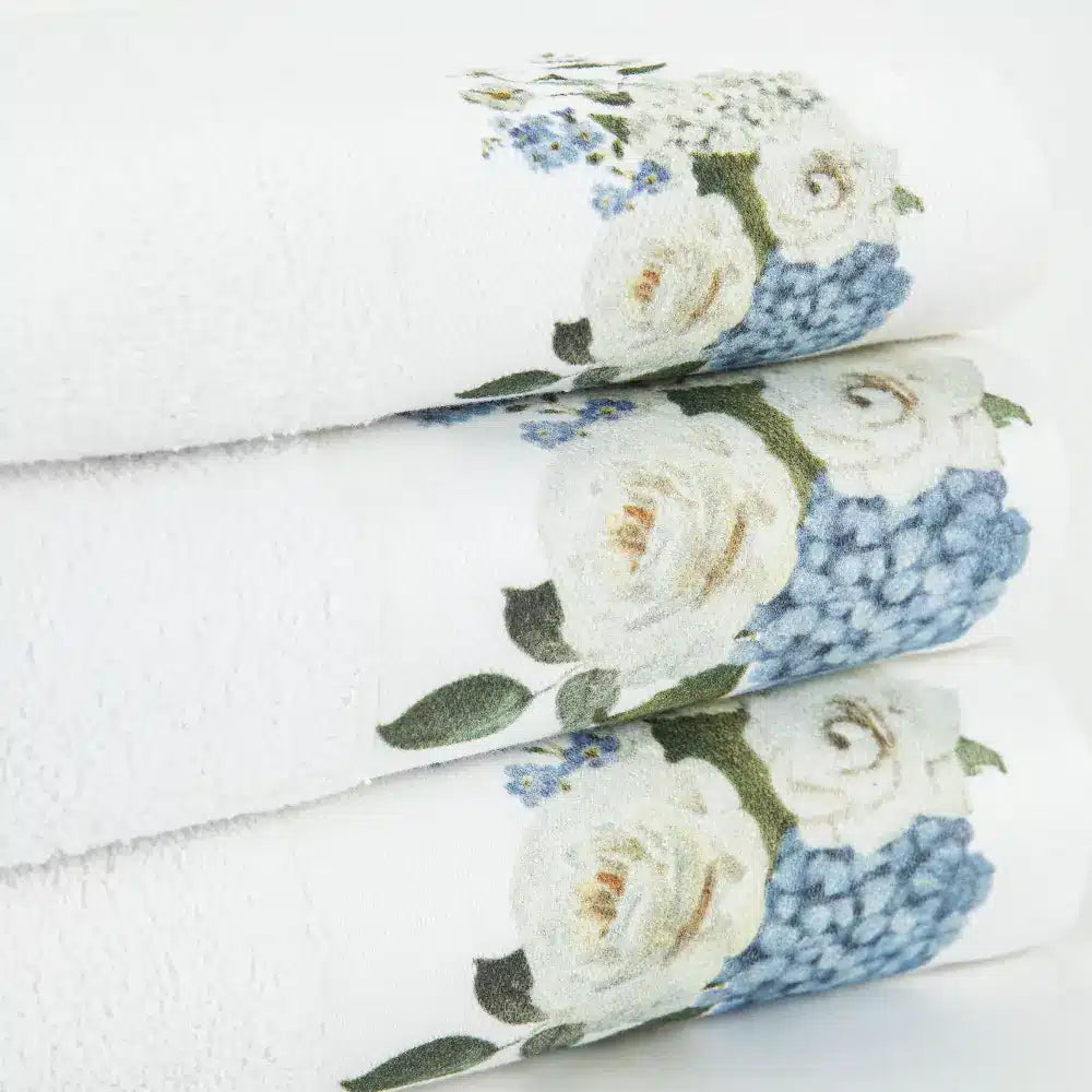 Πετσέτες Σετ 3ΤΜΧ Hortensia από την εταιρεία Borea Home Textiles