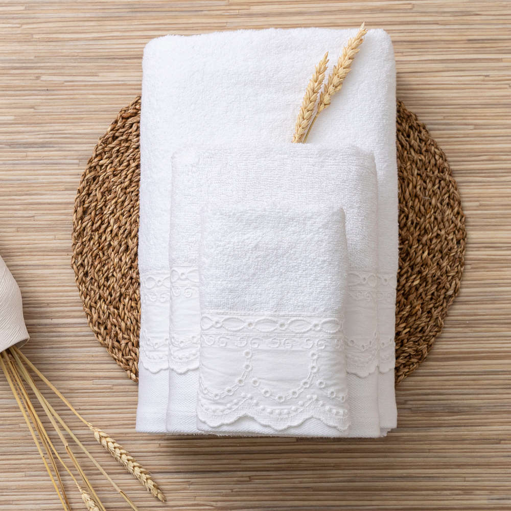 Πετσέτες Σετ 3ΤΜΧ Isabella από την εταιρεία Borea Home Textiles