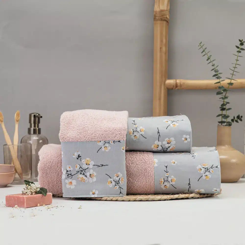 Πετσέτες Σετ 3ΤΜΧ Jasmine από την εταιρεία Borea Home Textiles