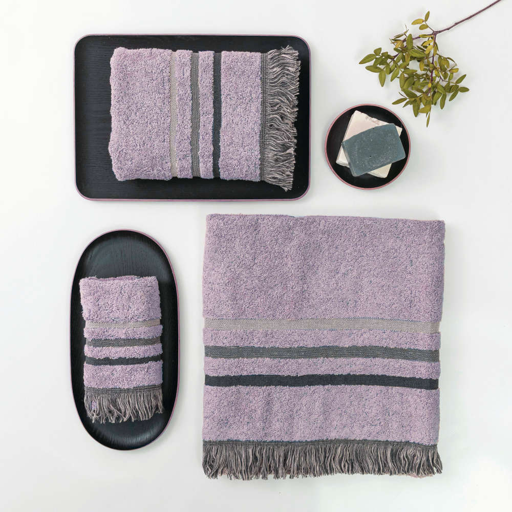 Πετσέτες Σετ 3ΤΜΧ Jill από την εταιρεία Borea Home Textiles