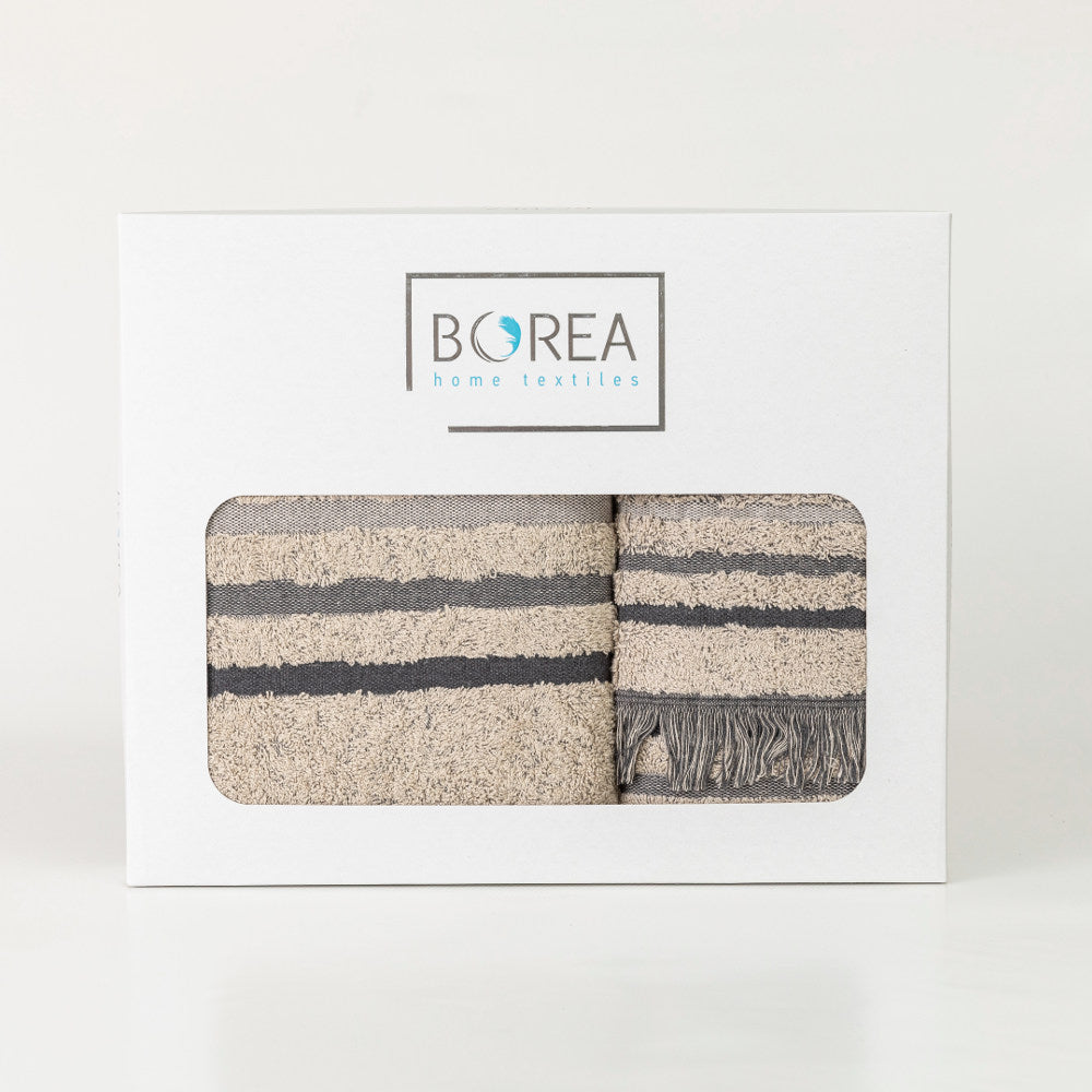 Πετσέτες Σετ 3ΤΜΧ Jill από την εταιρεία Borea Home Textiles