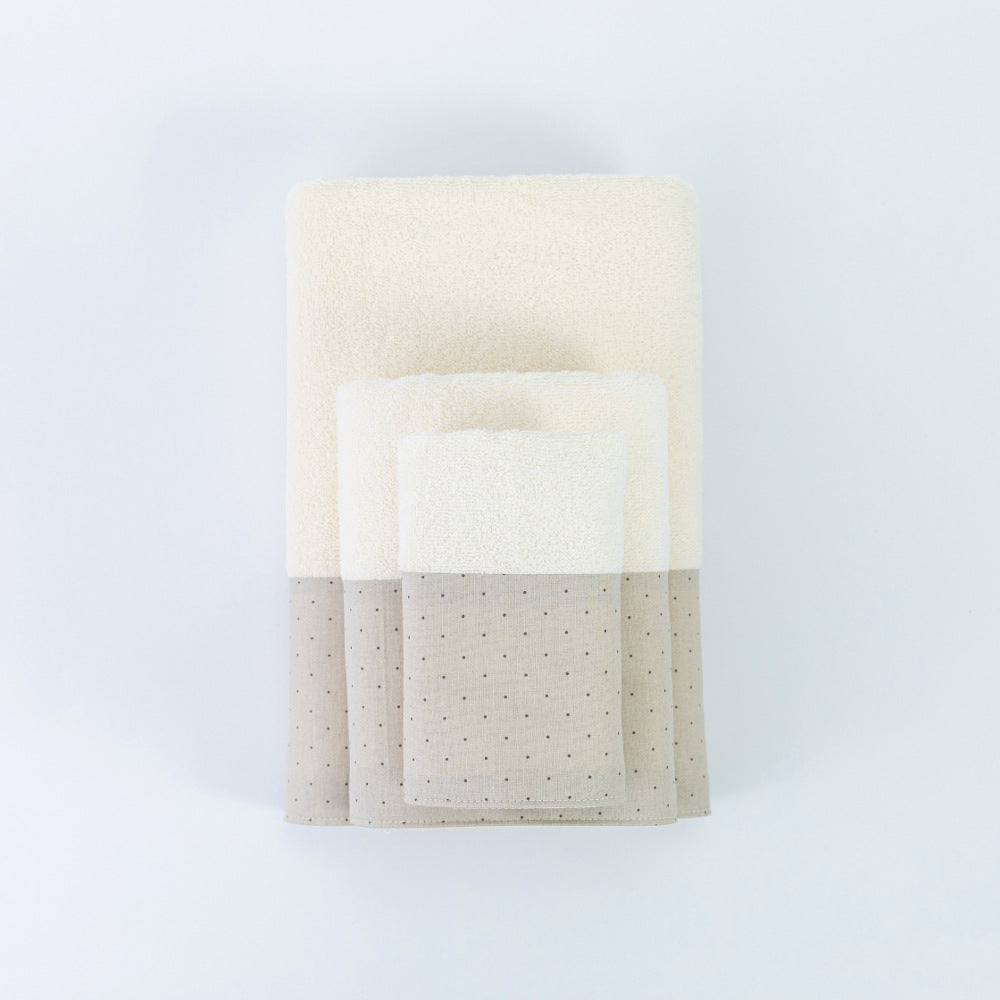 Πετσέτες Σετ 3ΤΜΧ Pois από την εταιρεία Borea Home Textiles
