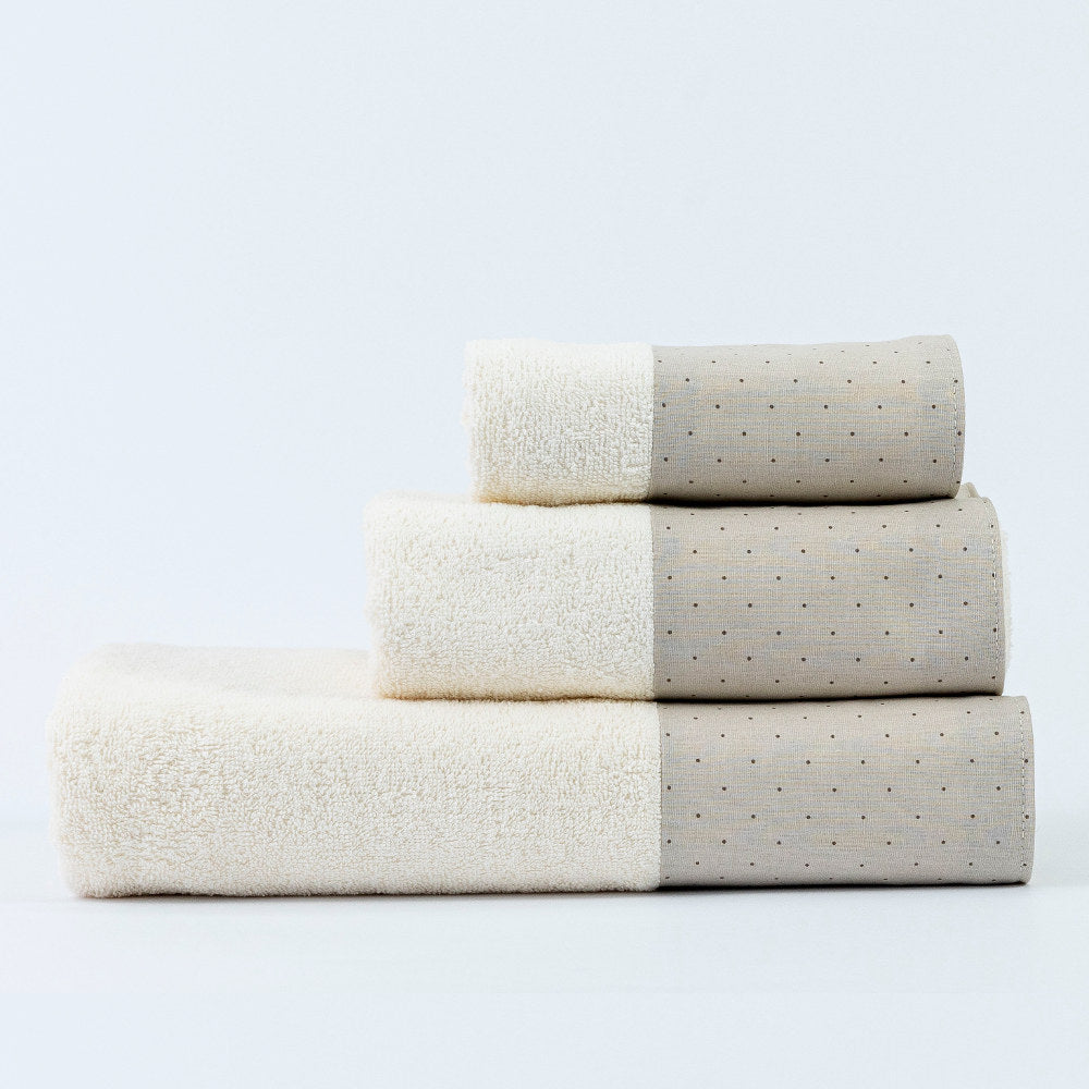 Πετσέτες Σετ 3ΤΜΧ Pois από την εταιρεία Borea Home Textiles