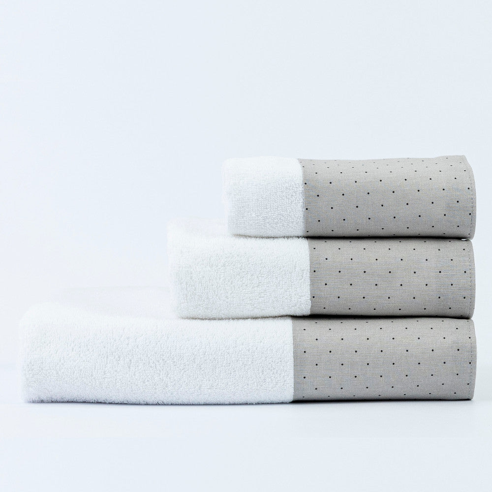 Πετσέτες Σετ 3ΤΜΧ Pois από την εταιρεία Borea Home Textiles