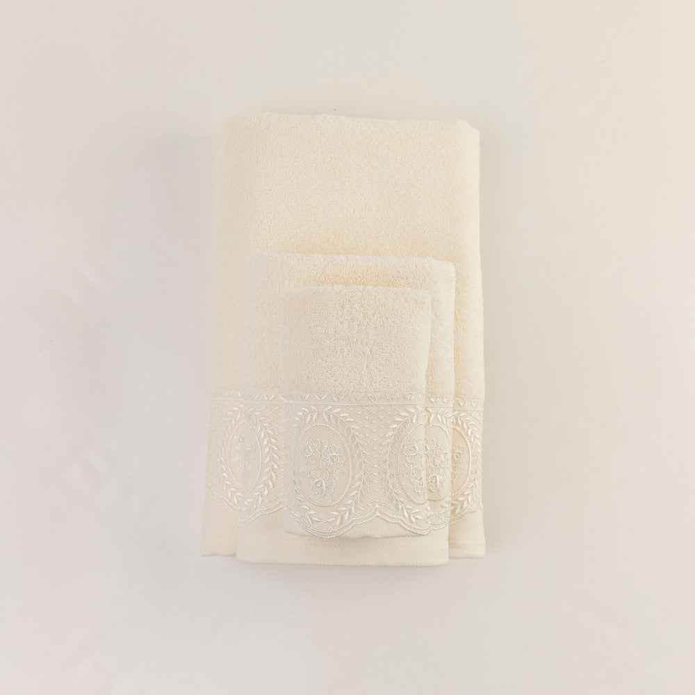 Πετσέτες Σετ 2ΤΜΧ Ρόδον από την εταιρεία Borea Home Textiles