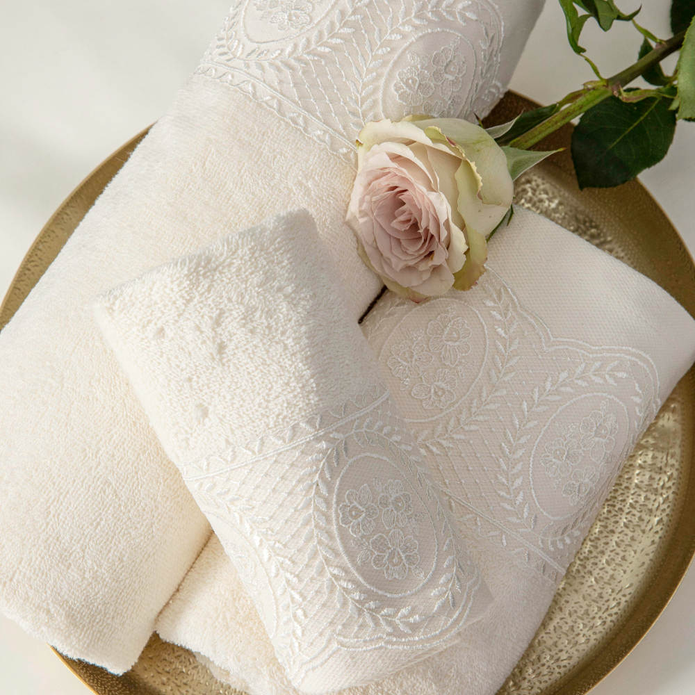 Πετσέτες Σετ 2ΤΜΧ Ρόδον από την εταιρεία Borea Home Textiles