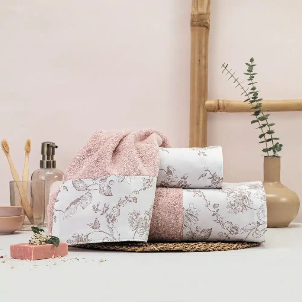 Πετσέτες Σετ 3ΤΜΧ Rosine από την εταιρεία Borea Home Textiles