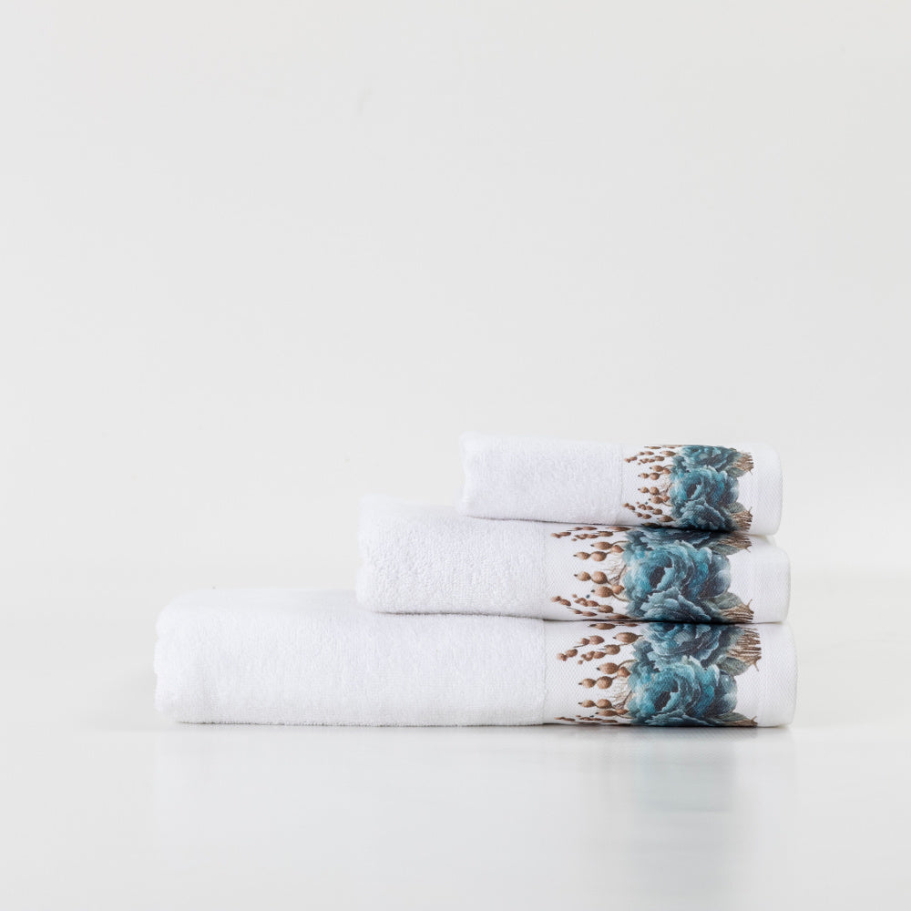 Πετσέτες Σετ 2ΤΜΧ Sapphira από την εταιρεία Borea Home Textiles