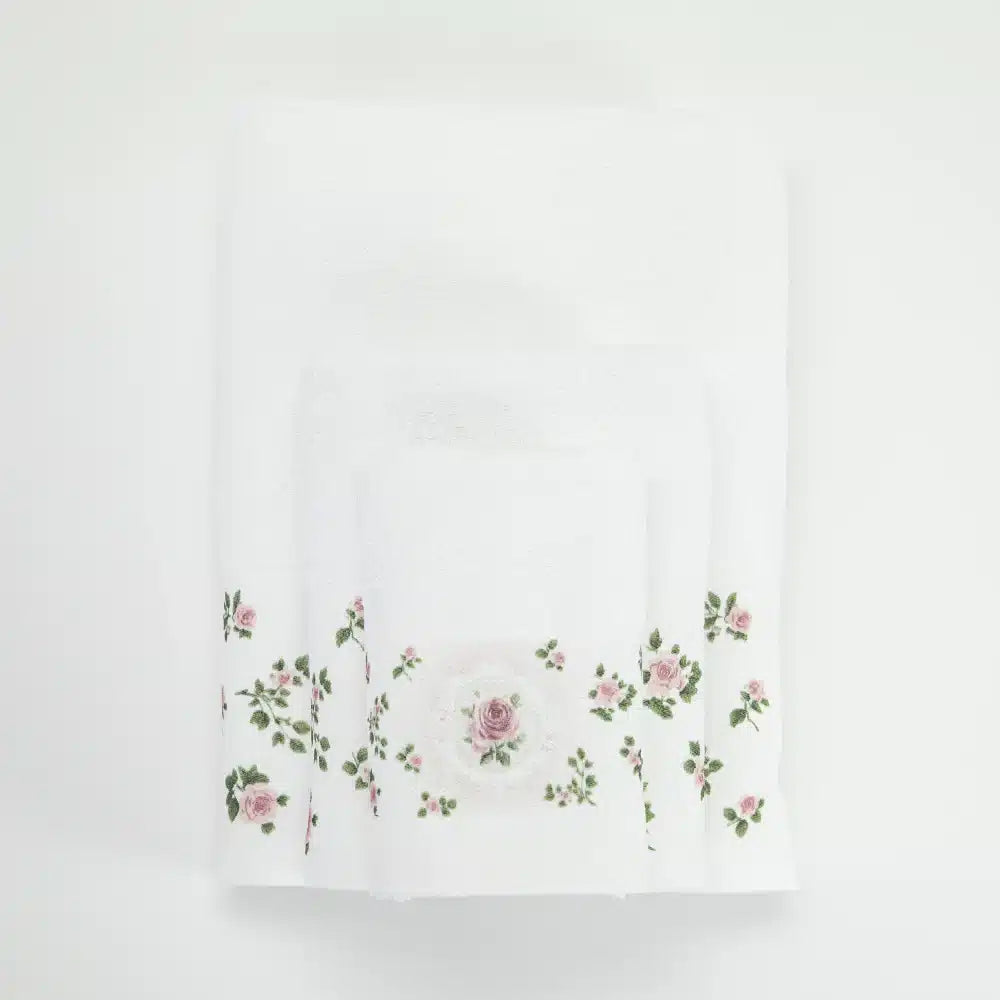 Πετσέτες Σετ 3ΤΜΧ Wildrose από την εταιρεία Borea Home Textiles