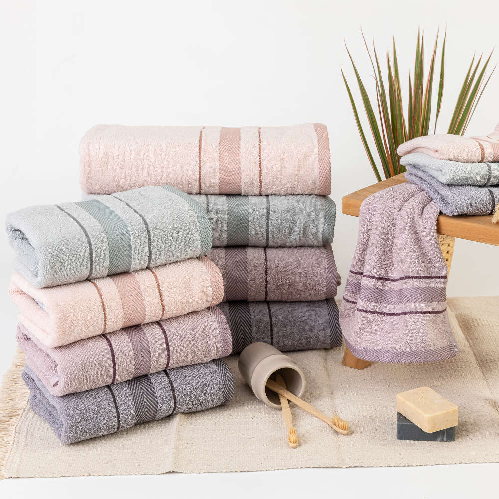 Πετσέτες Σετ 6ΤΜΧ Folio από την εταιρεία Borea Home Textiles
