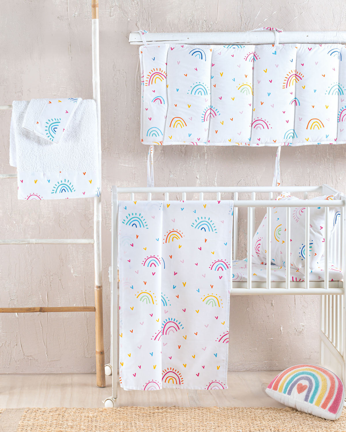 RAINBOW - Σετ σεντόνια βρεφικά 3 τεμ. 120 x 160 120 x 160 από την εταιρεία Rythmos Home