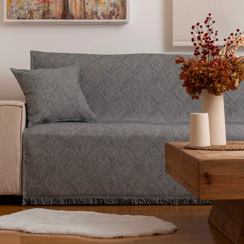 Ριχτάρι Σενίλ Τριθέσιο Bari από την εταιρεία Borea Home Textiles