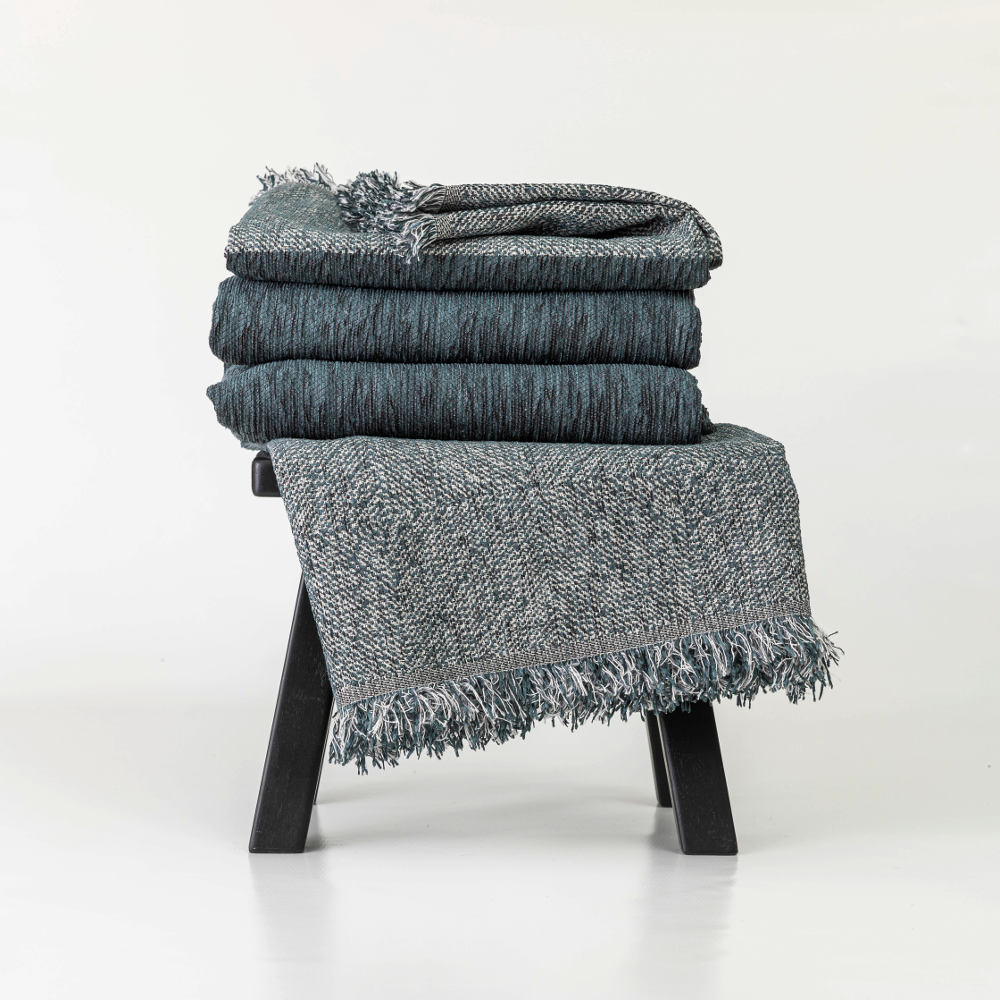 Ριχτάρι Σενίλ Πολυθρόνας Square από την εταιρεία Borea Home Textiles