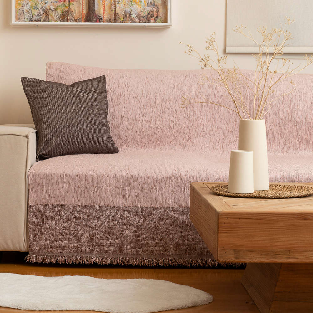 Ριχτάρι Σενίλ Διθέσιο Square από την εταιρεία Borea Home Textiles