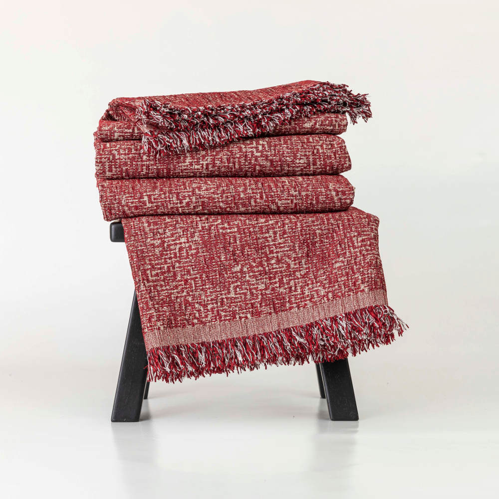 Ριχτάρι Σενίλ Πολυθρόνας Tile από την εταιρεία Borea Home Textiles