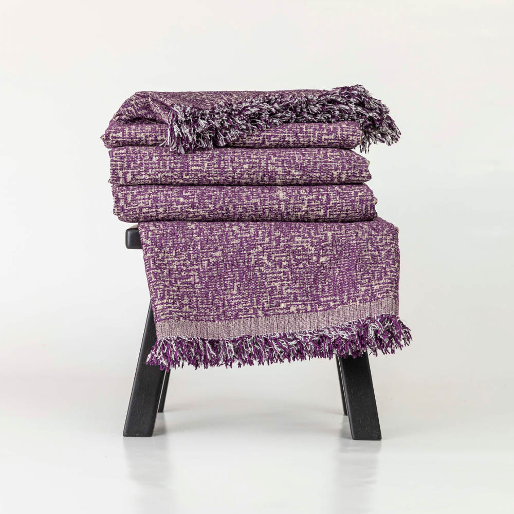 Ριχτάρι Σενίλ Πολυθρόνας Tile από την εταιρεία Borea Home Textiles