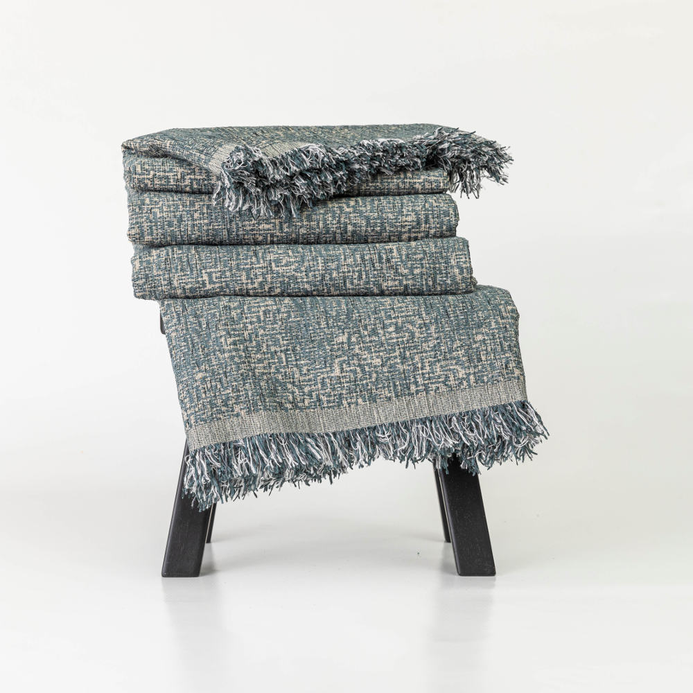 Ριχτάρι Σενίλ Πολυθρόνας Tile από την εταιρεία Borea Home Textiles