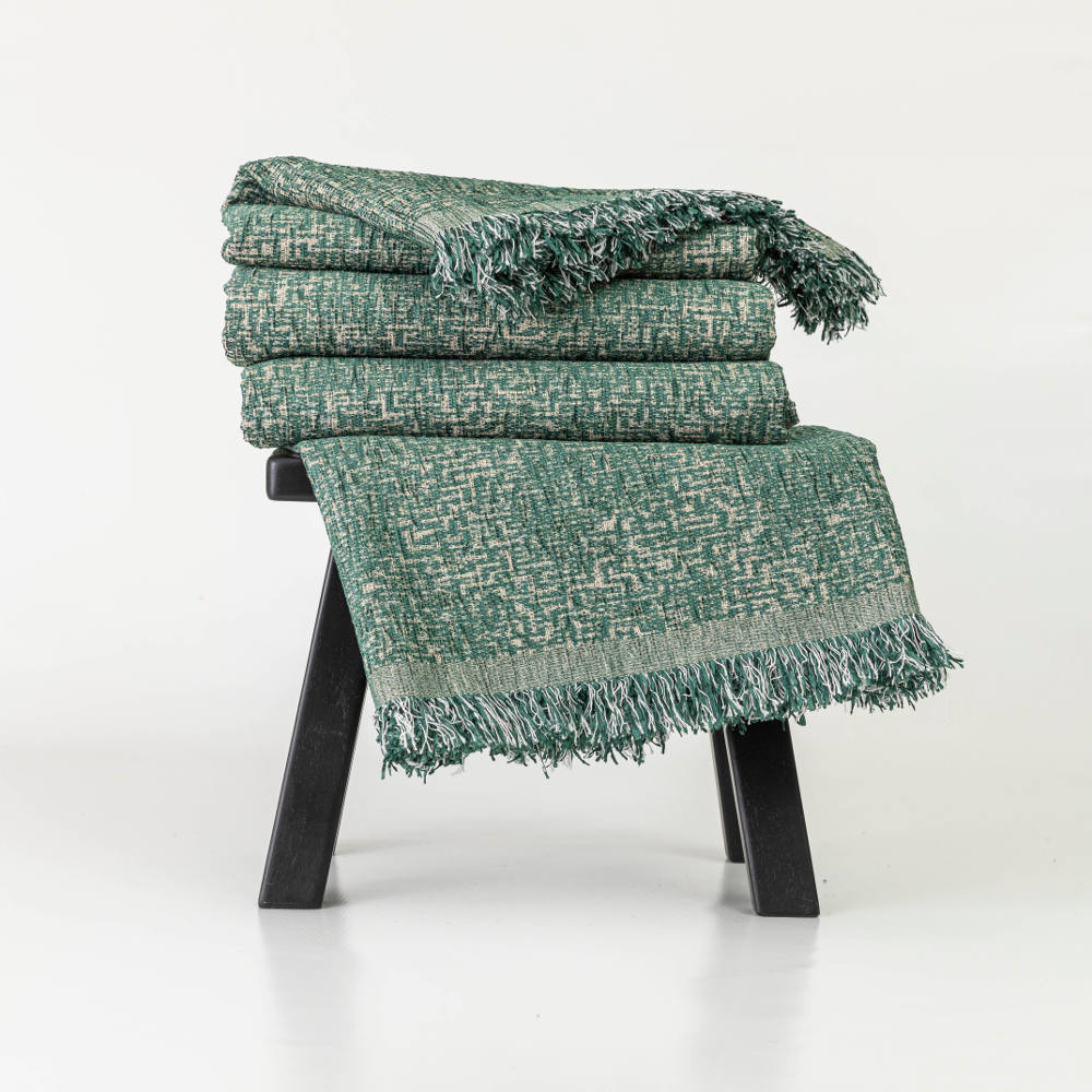 Ριχτάρι Σενίλ Πολυθρόνας Tile από την εταιρεία Borea Home Textiles