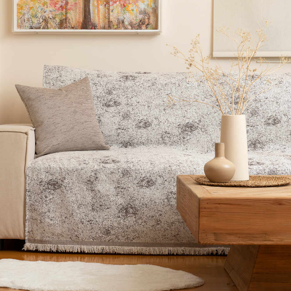 Ριχτάρι Σενίλ Τριθέσιο Trace από την εταιρεία Borea Home Textiles