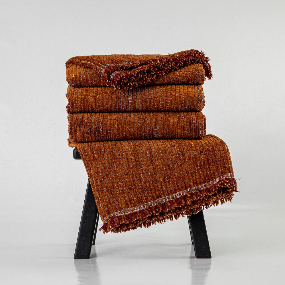 Ριχτάρι Σενίλ Τριθέσιο Velvet από την εταιρεία Borea Home Textiles