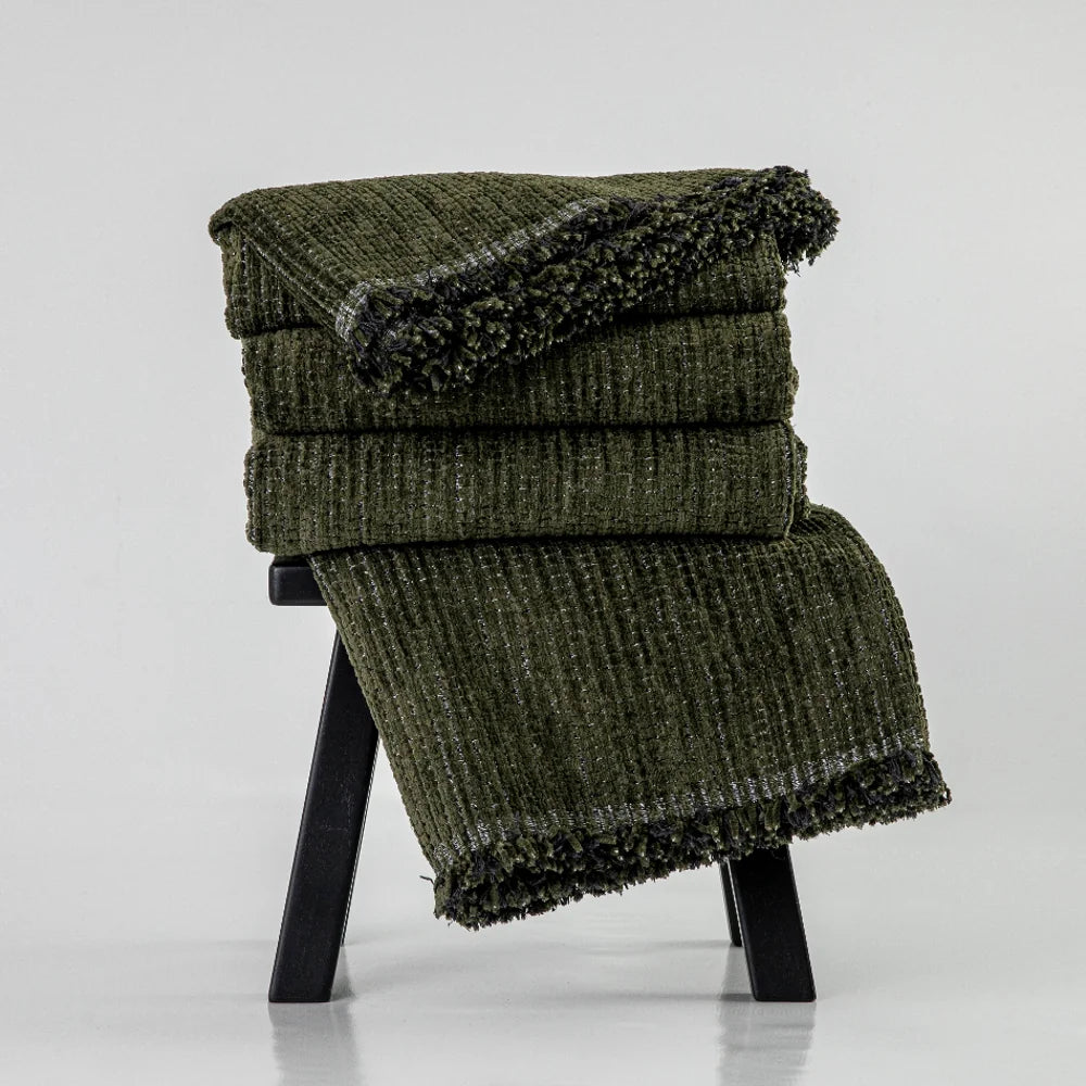 Ριχτάρι Σενίλ Τριθέσιο Velvet από την εταιρεία Borea Home Textiles