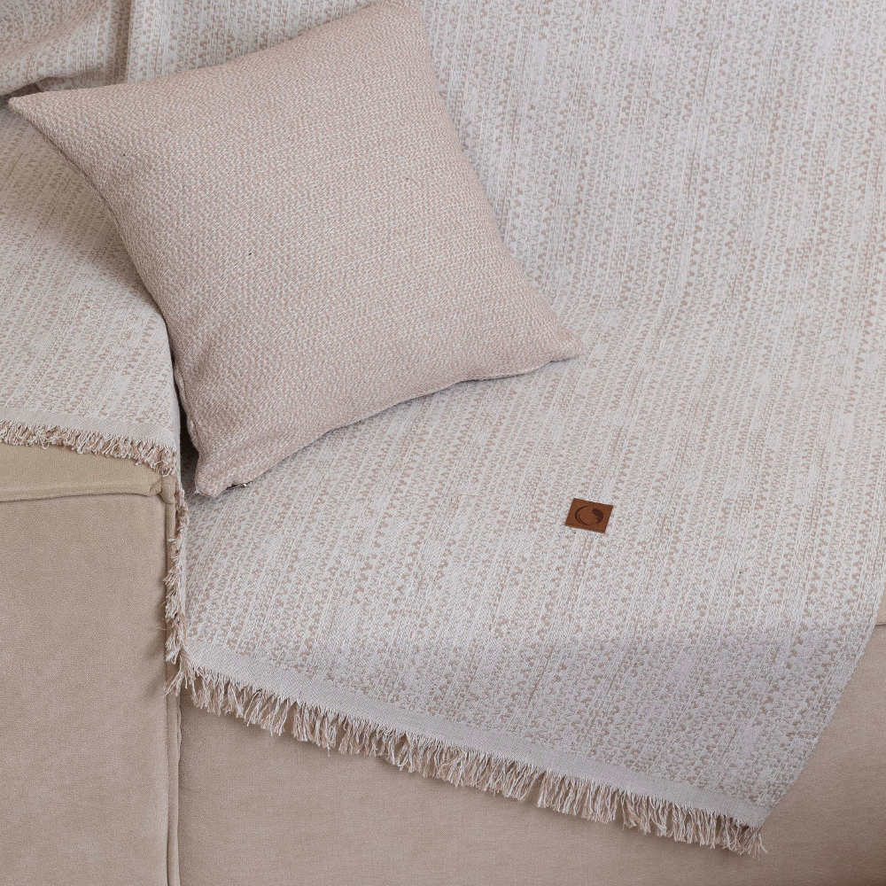 Ριχτάρι Βαμβακερό Τριθέσιο Boho από την εταιρεία Borea Home Textiles