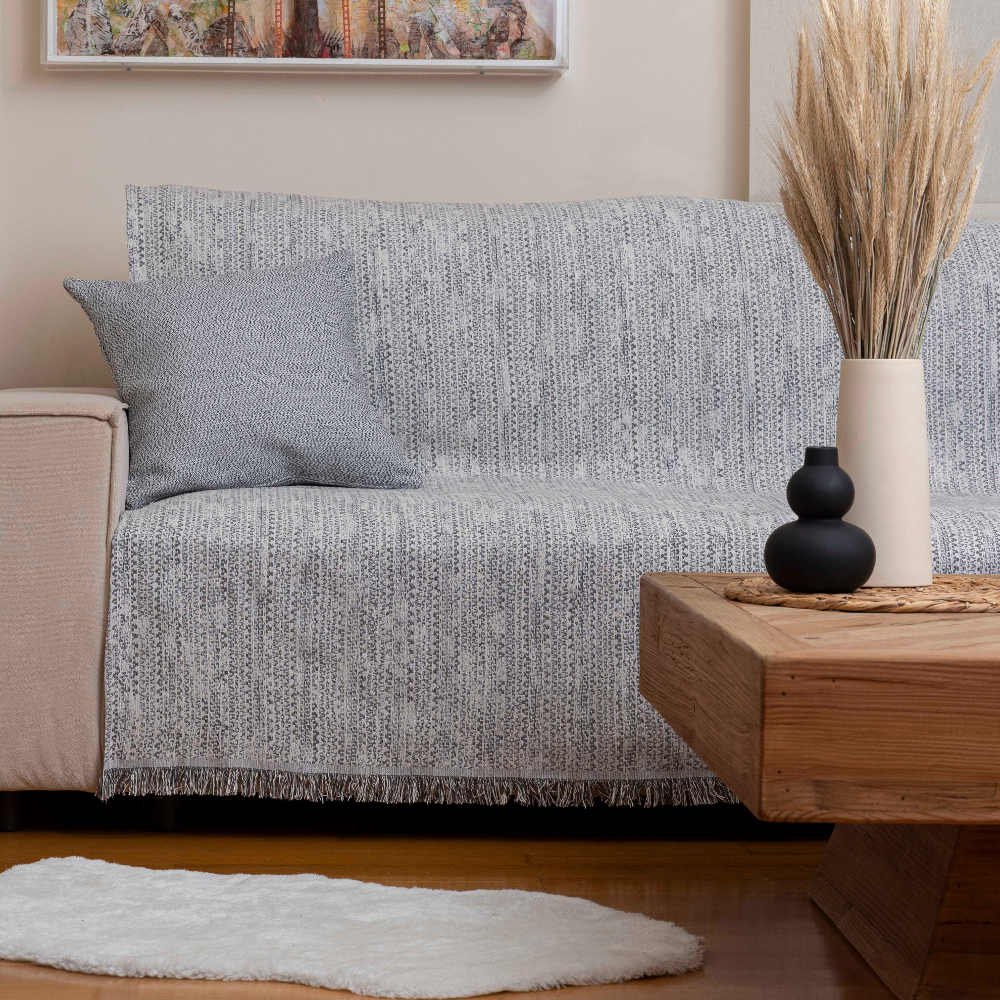 Ριχτάρι Βαμβακερό Τριθέσιο Boho από την εταιρεία Borea Home Textiles