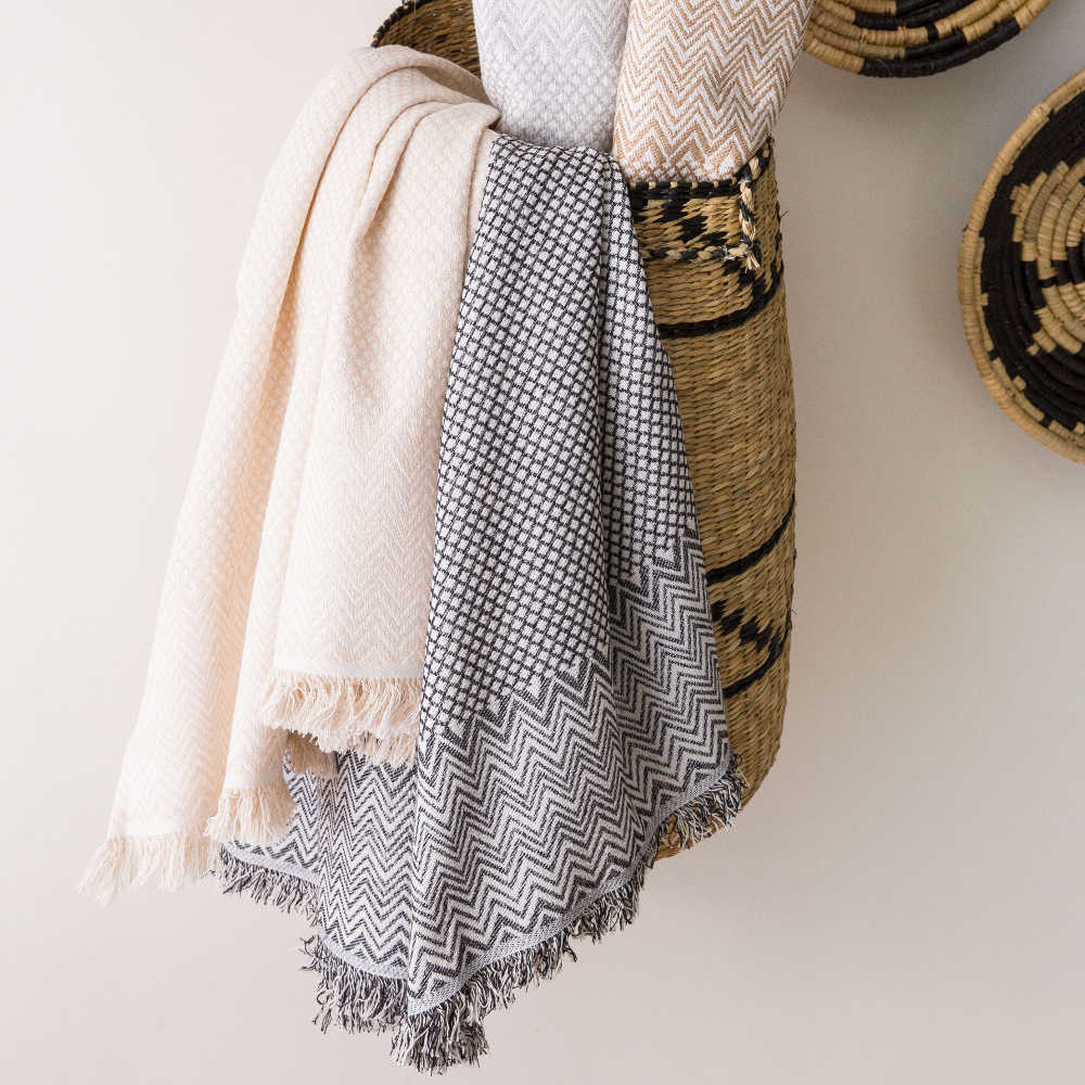 Ριχτάρι Βαμβακερό Πολυθρόνας Tribal από την εταιρεία Borea Home Textiles