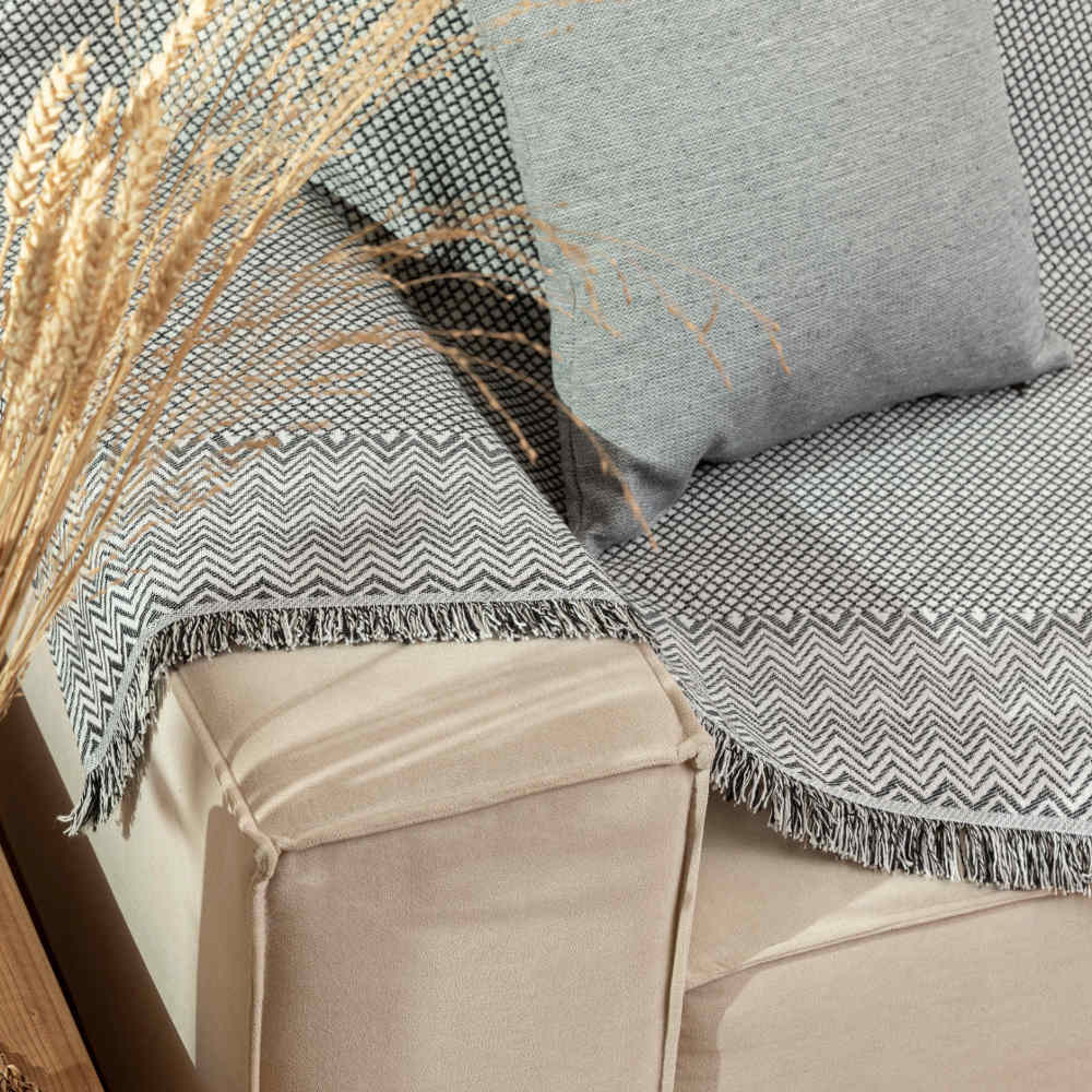 Ριχτάρι Βαμβακερό Τριθέσιο Tribal από την εταιρεία Borea Home Textiles