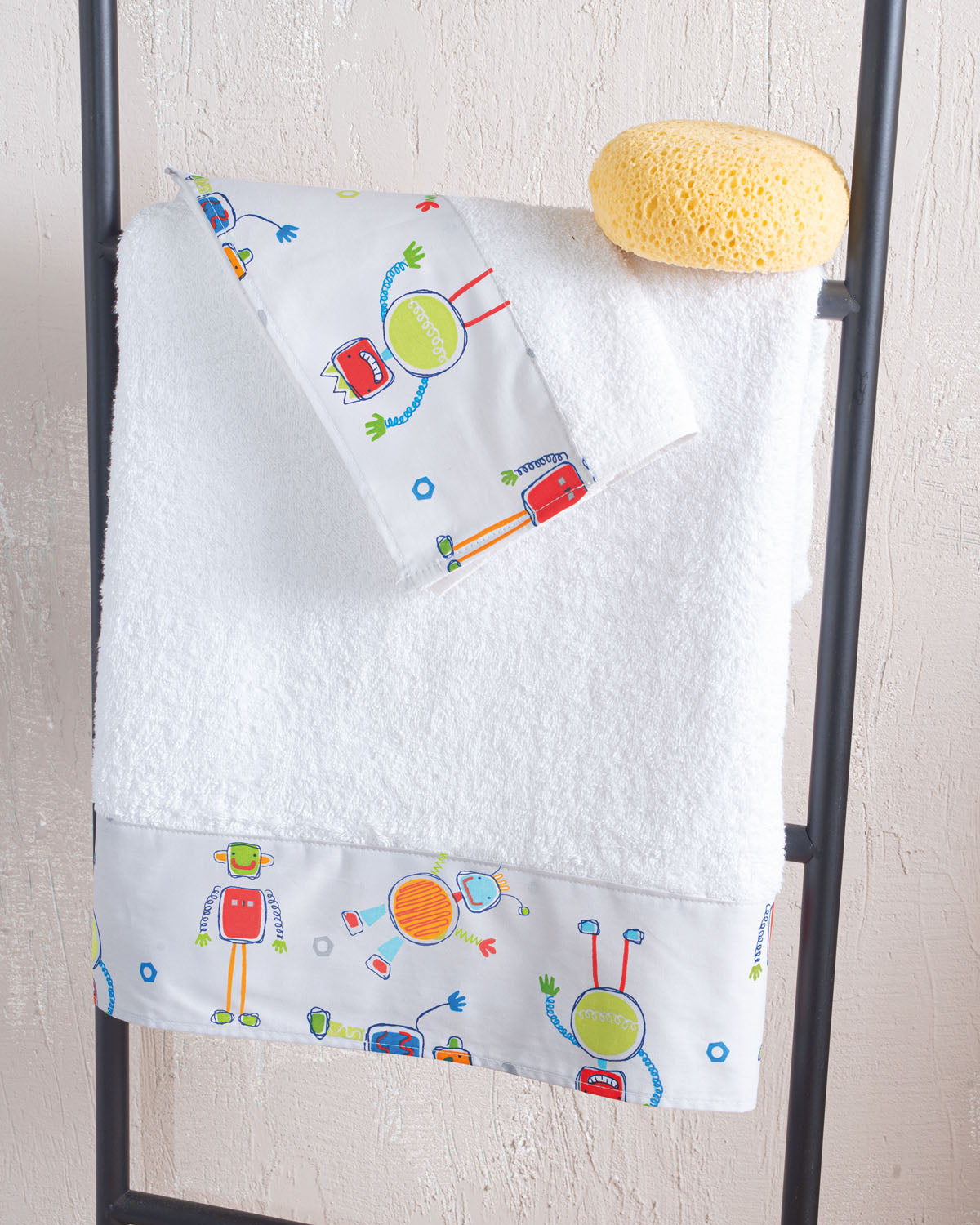 ROBOT CHAT - Σεντόνι λίνκνου από την εταιρεία Rythmos Home