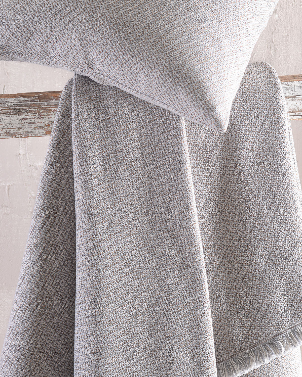 SANTORINI Γκρι-Καφέ - Μαξιλαροθήκη από την εταιρεία Rythmos Home