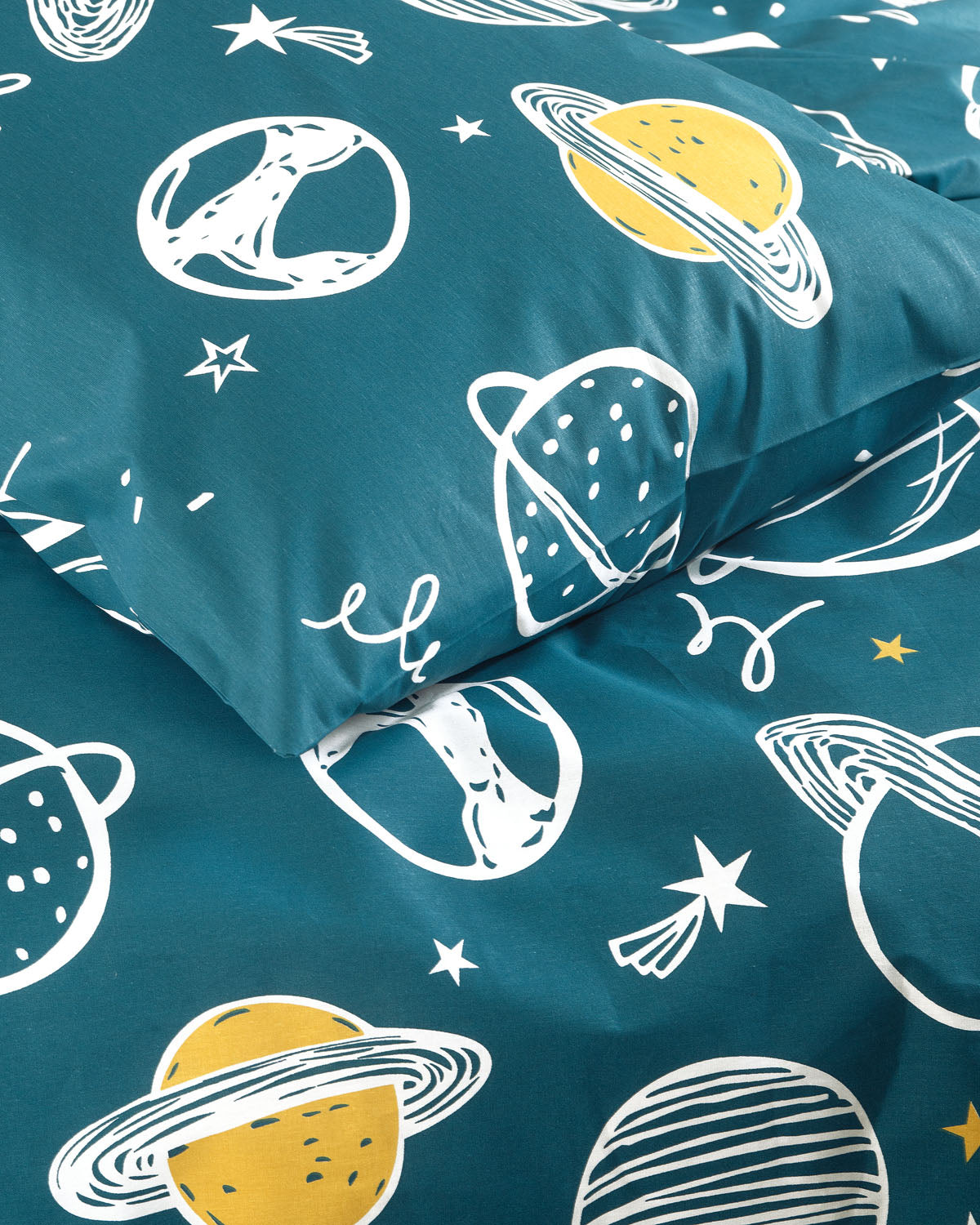 SATURN Πετρόλ - Σετ σεντόνια βρεφικά 3 τεμ. από την εταιρεία Rythmos Home