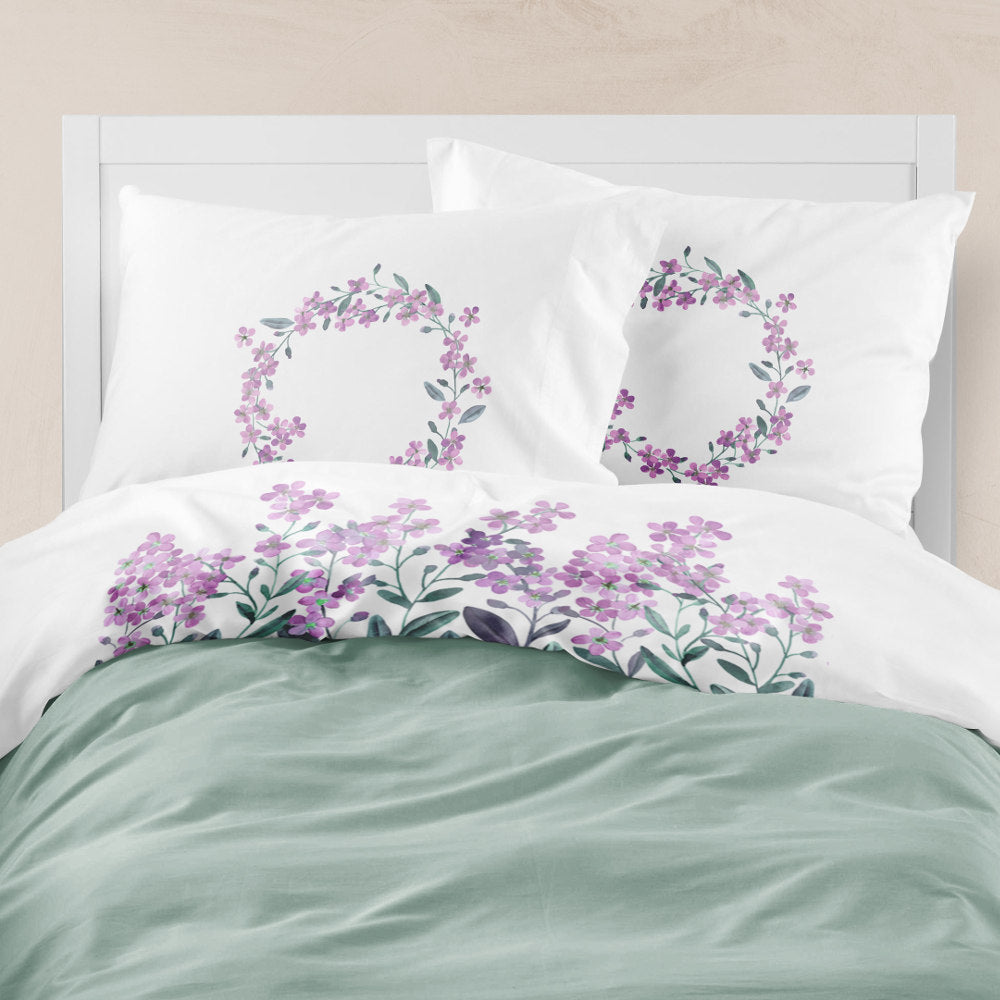 Σεντόνι Digital Print Σετ Forget me Not Υπέρδιπλο από την εταιρεία Borea Home Textiles