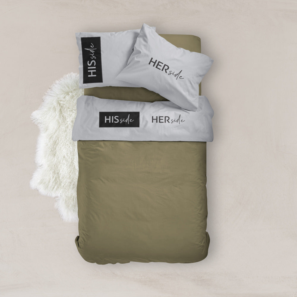Σεντόνι Digital Print Σετ His&Hers Υπέρδιπλο από την εταιρεία Borea Home Textiles