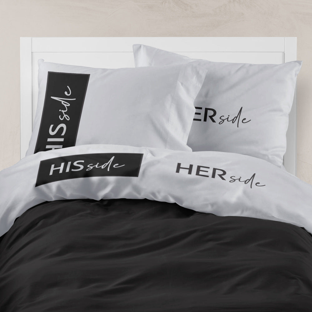 Σεντόνι Digital Print Σετ His&Hers Υπέρδιπλο από την εταιρεία Borea Home Textiles