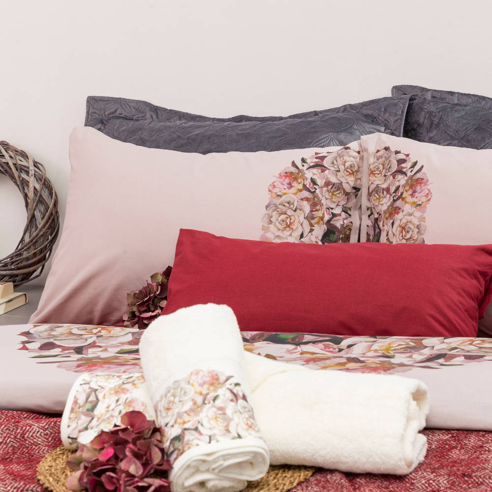 Σεντόνι Digital Print Σετ Marjorie Υπέρδιπλο από την εταιρεία Borea Home Textiles