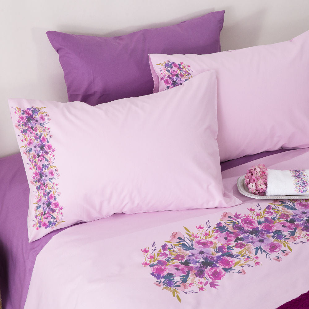Σεντόνι Digital Print Σετ Παιώνια Υπέρδιπλο από την εταιρεία Borea Home Textiles