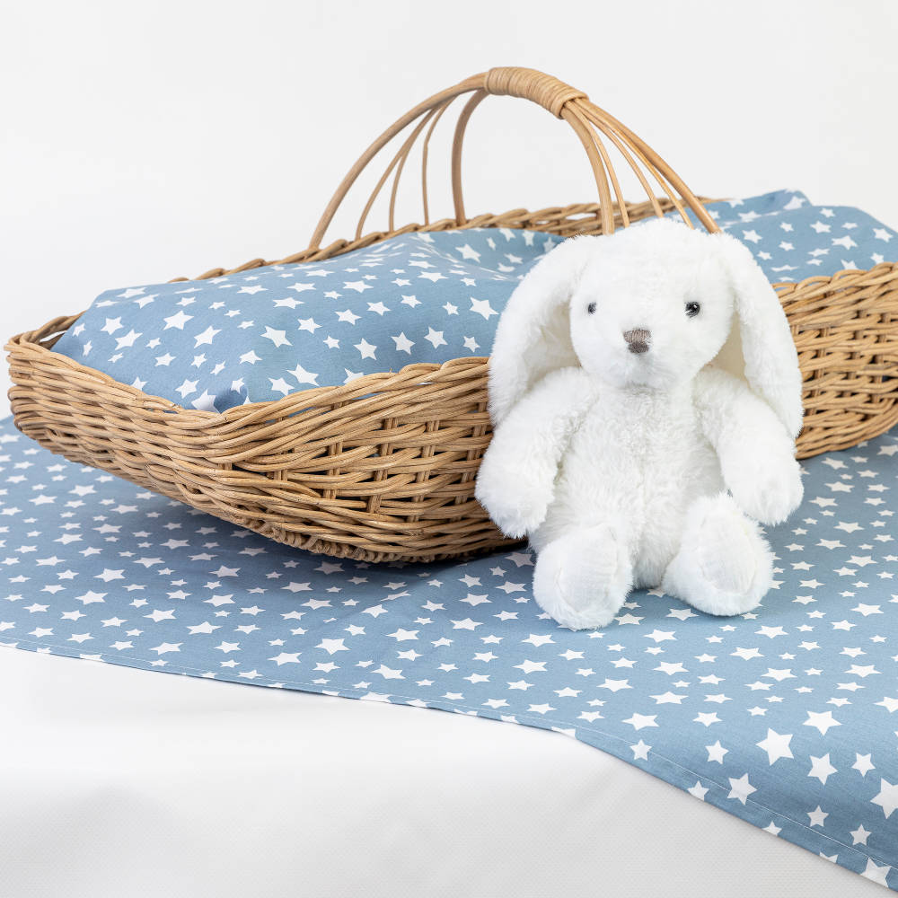 Σεντόνια Λίκνου Σετ Stars Μπλε (2) 70 x 120 cm BEBE από την εταιρεία Borea Home Textiles