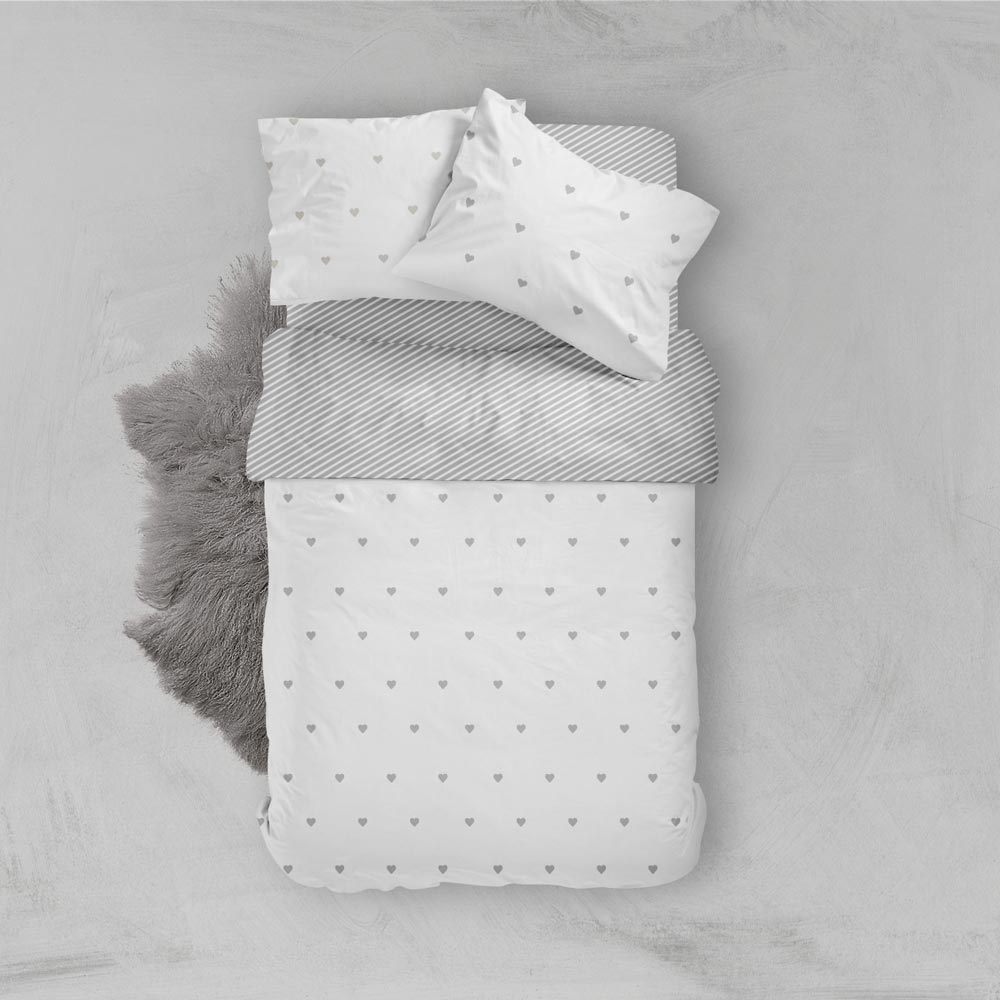 Σεντόνι Mix & Match Hearts Διπλό από την εταιρεία Borea Home Textiles