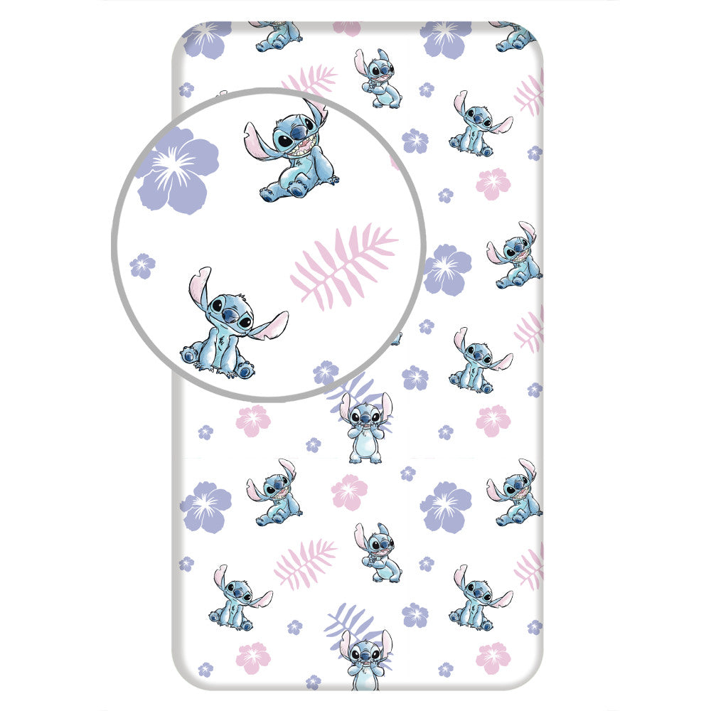 Σεντόνι Βαμβακερό Stitch Με Λάστιχο