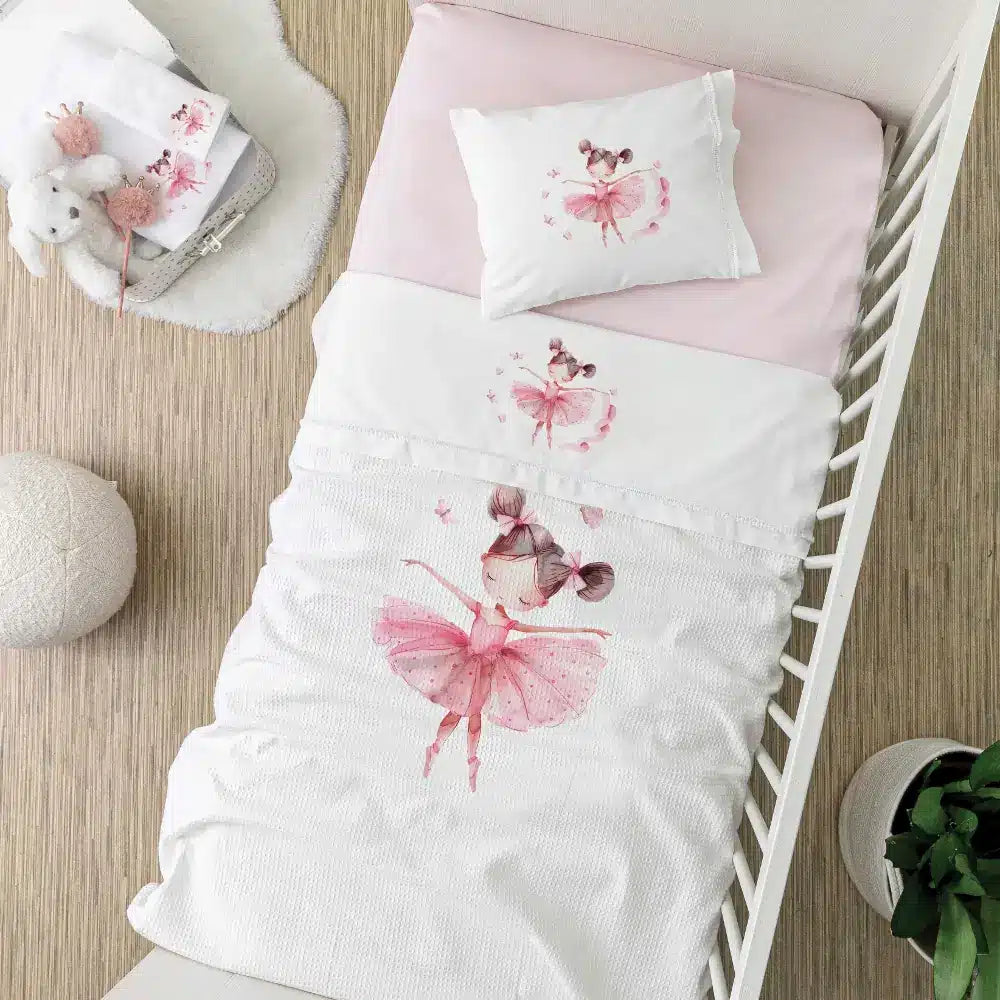 Σεντόνια Κούνιας Σετ Balletto από την εταιρεία Borea Home Textiles