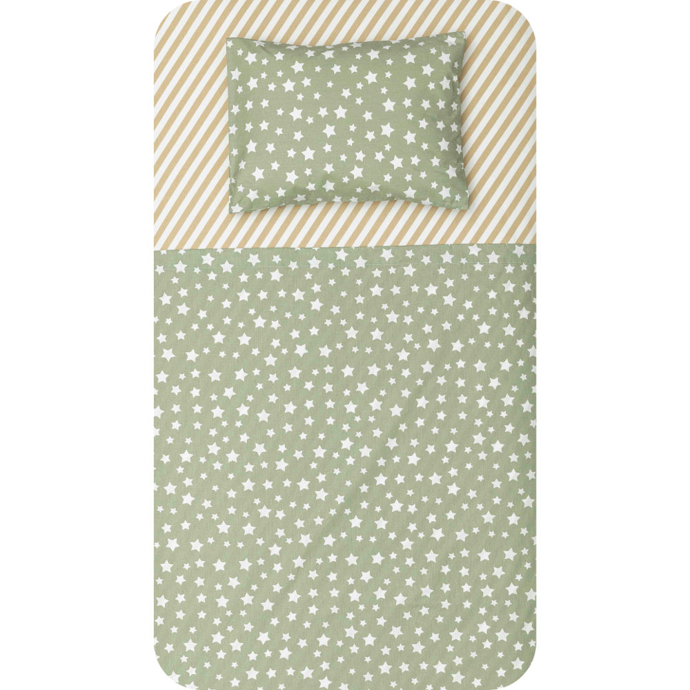 Σεντόνια Κούνιας Σετ Jingle Ροζ από την εταιρεία Borea Home Textiles