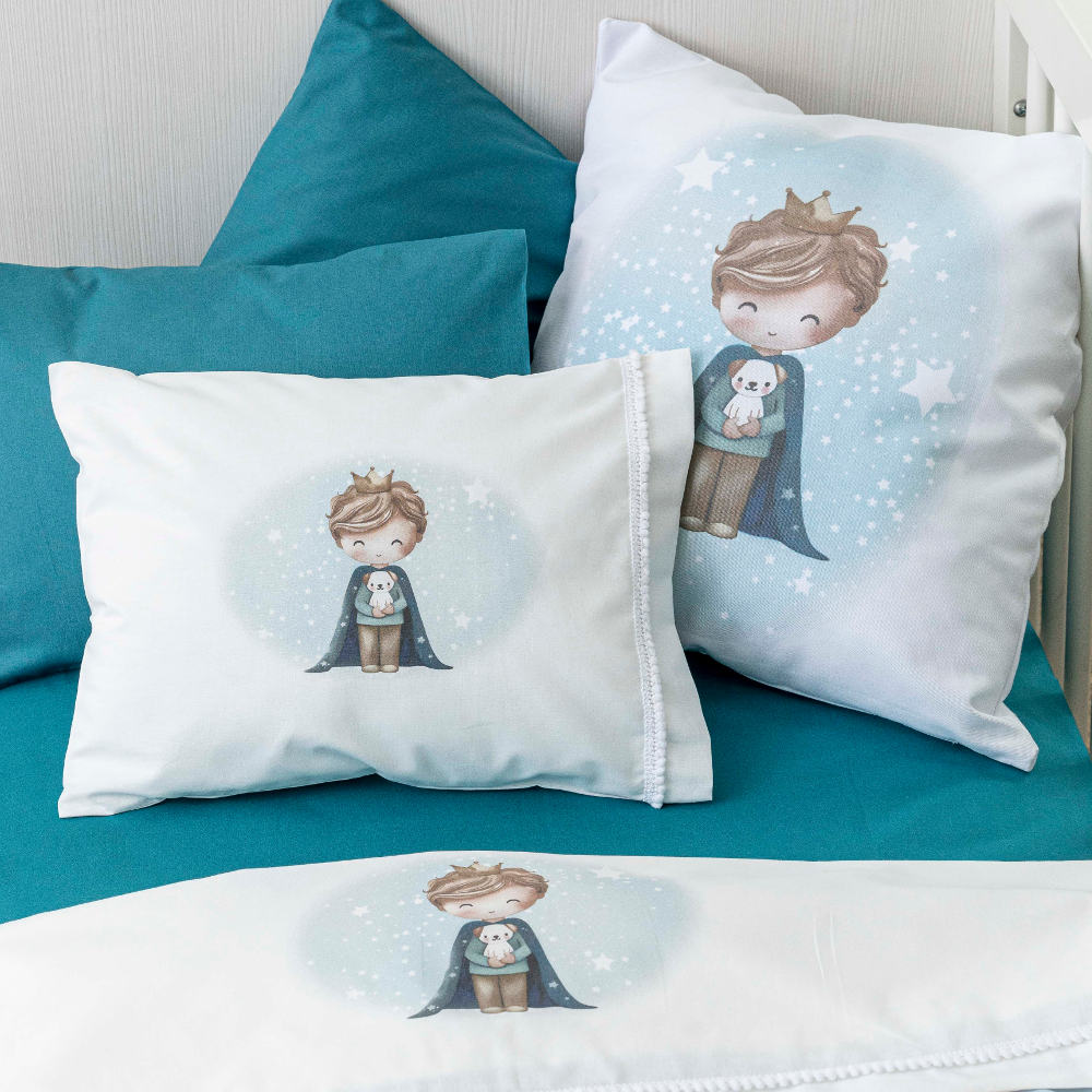 Σεντόνια Κούνιας Σετ Little King από την εταιρεία Borea Home Textiles