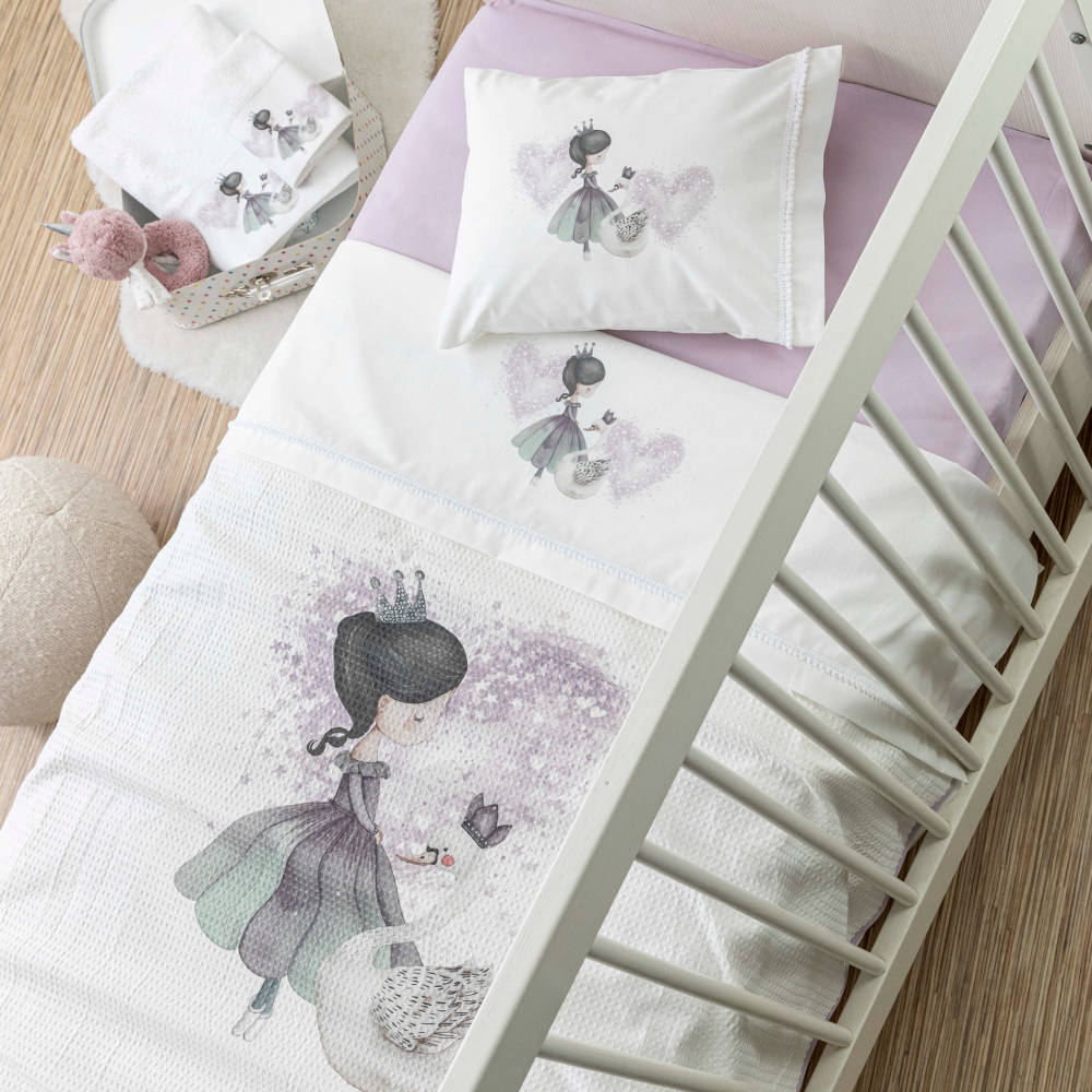 Σεντόνια Κούνιας Σετ Odette από την εταιρεία Borea Home Textiles