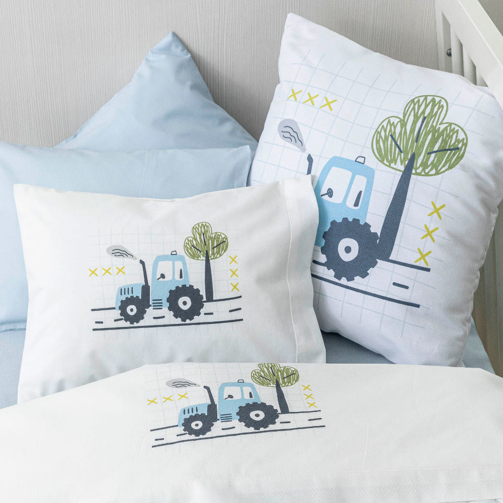 Σεντόνια Κούνιας Σετ Trucky από την εταιρεία Borea Home Textiles