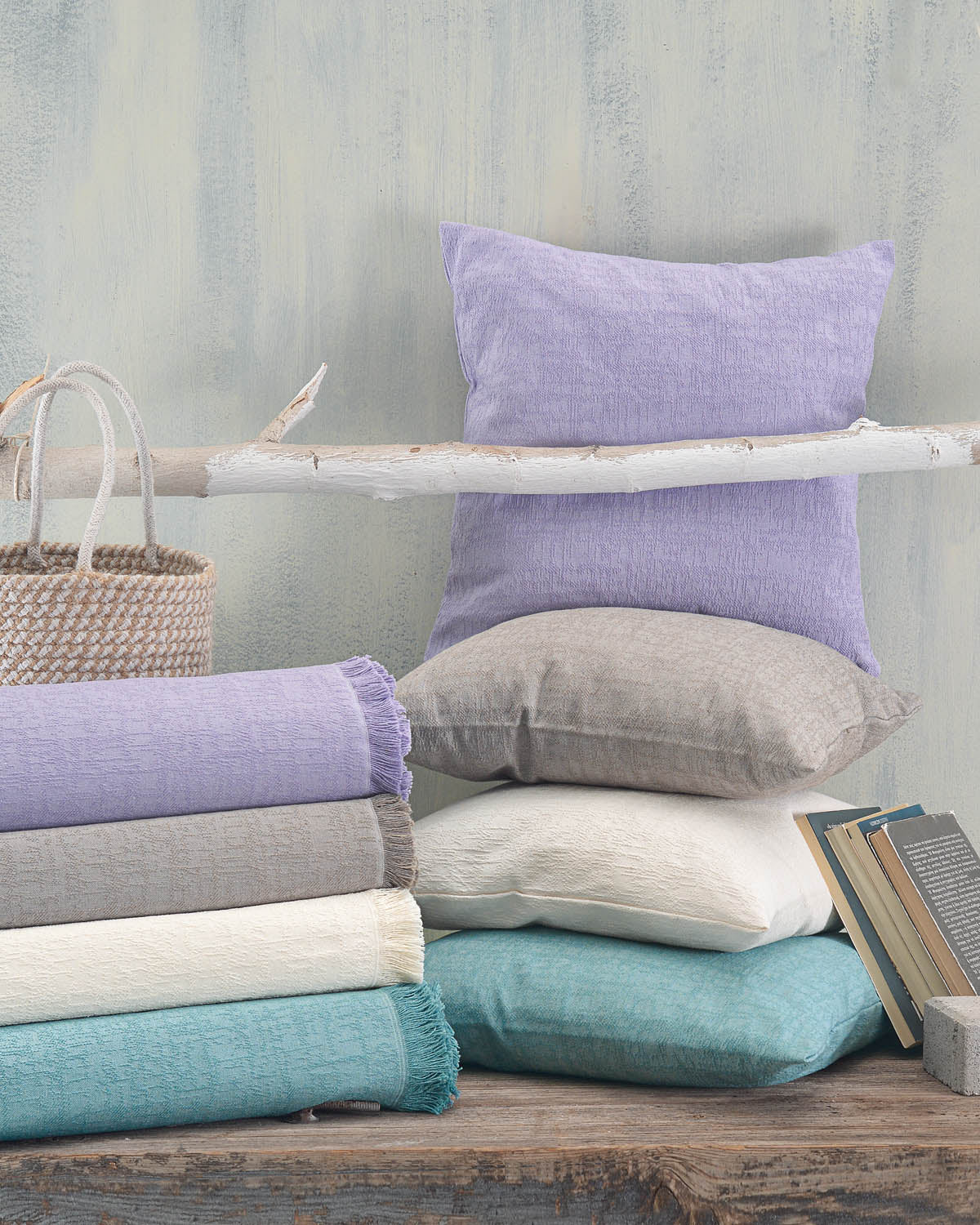 MAURICIO Εκρού - Μαξιλαροθήκη από την εταιρεία Rythmos Home