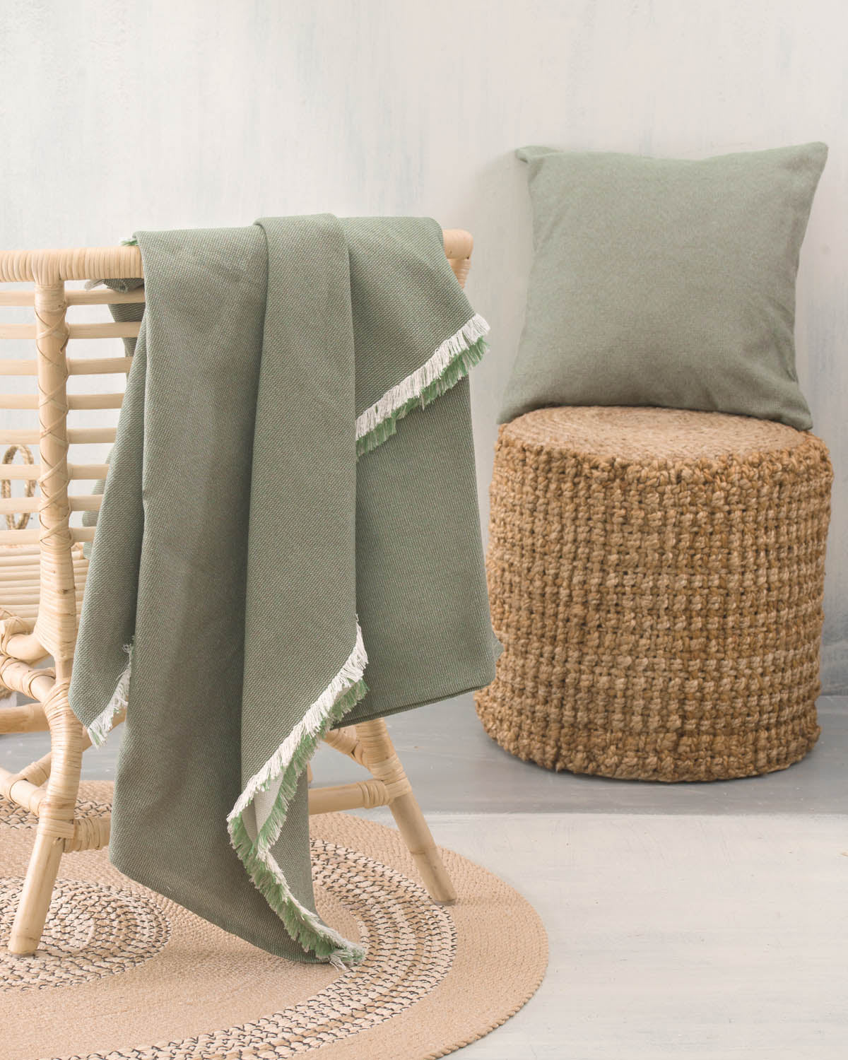 VERACRUZ Χακί - Μαξιλαροθήκη από την εταιρεία Rythmos Home