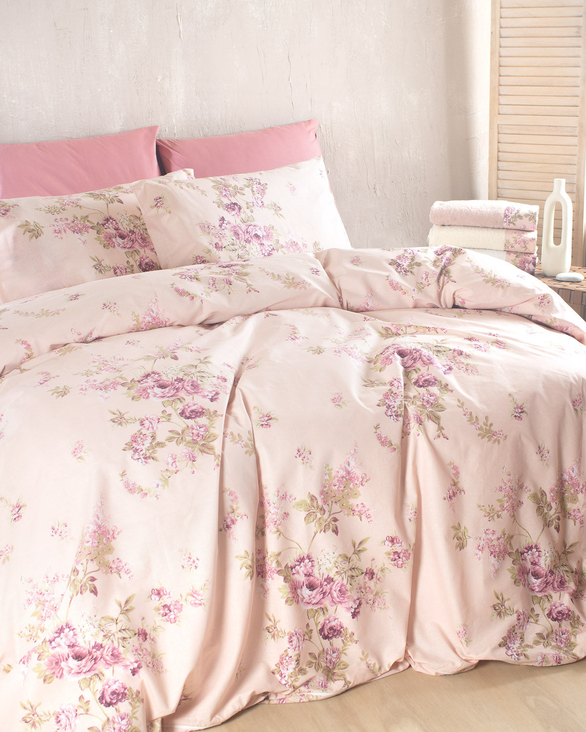 SPRINGTIME Ροζ - Σετ παπλωματοθήκη Nova από την εταιρεία Rythmos Home