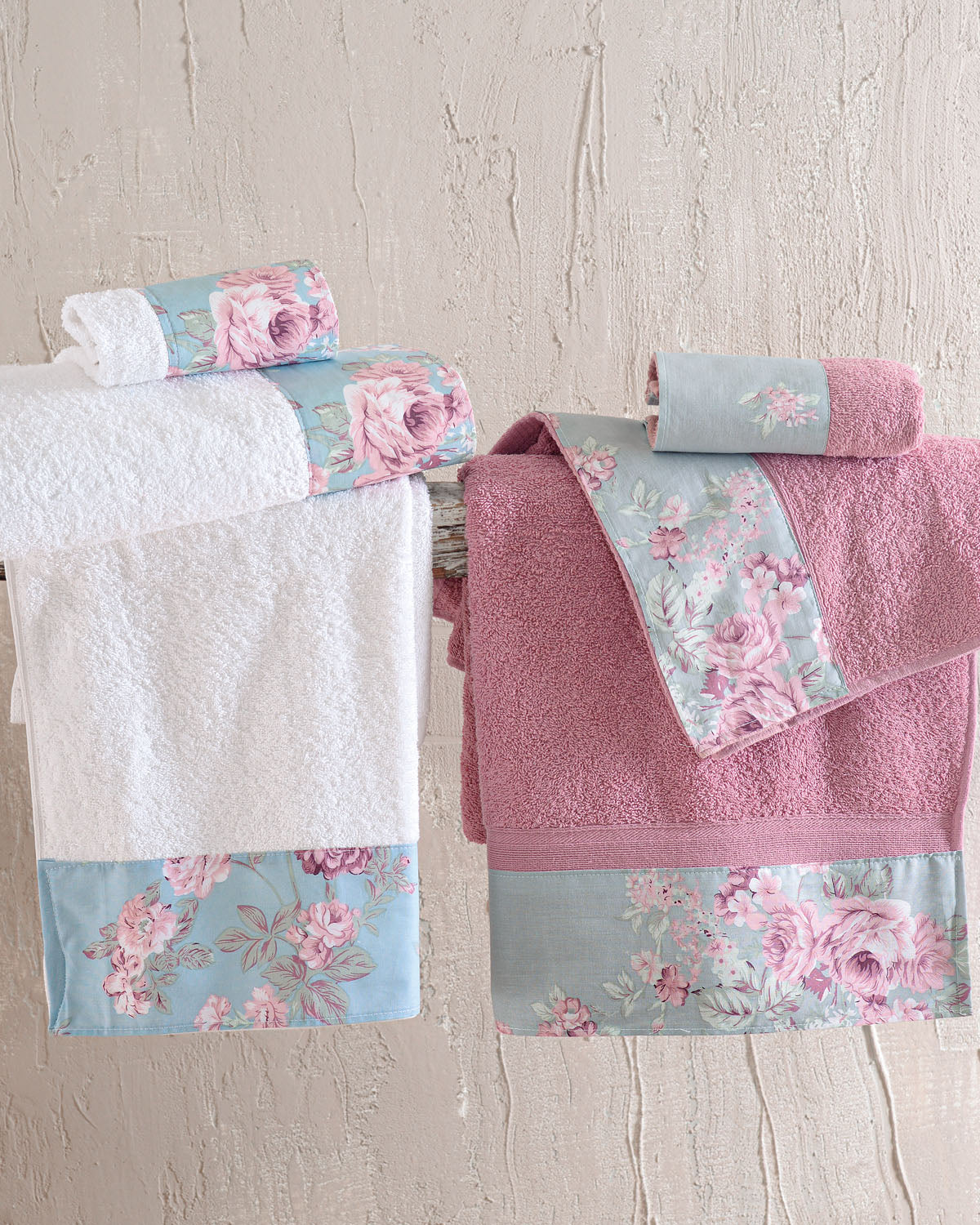 SPRINGTIME Πράσινο - Σετ πετσέτες 3 τεμ.